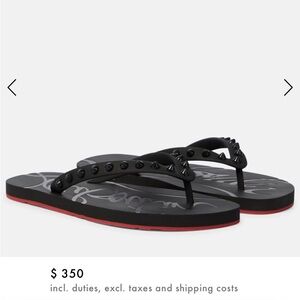 Christian Loubatin Flip Flops